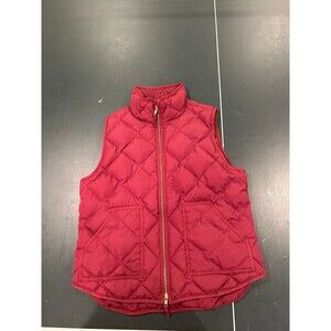 J crew maroon vest size large
